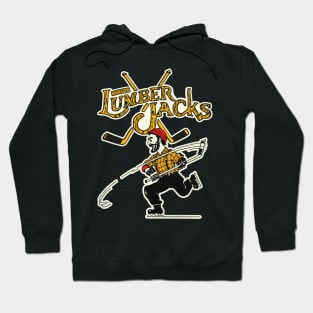 Defunct Muskegon Lumberjacks Hockey Team Hoodie